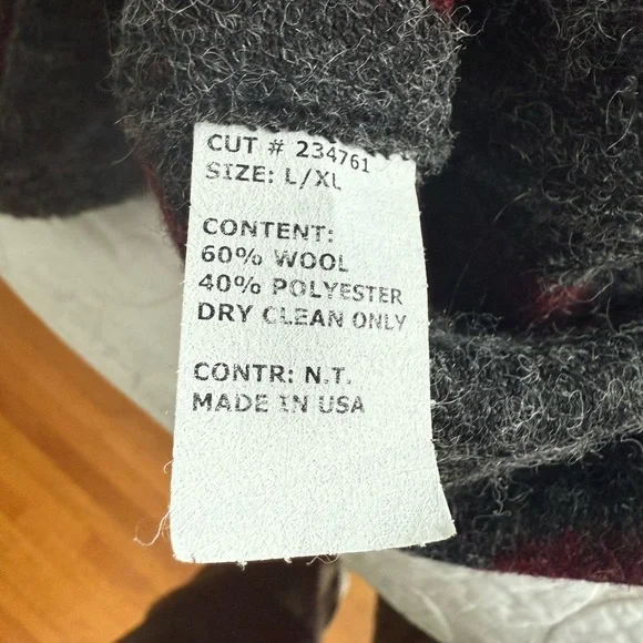 Gray and Red Polka Dot Women's Jacket by CutLoose. Size L/XL. - Picture 5 of 5